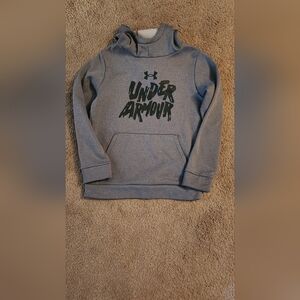 🍉Under Armour Boys Gray Hooded Sweatshirt